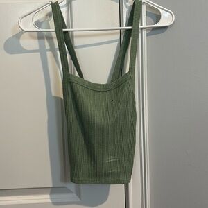 American eagle green tank top with tags size medium